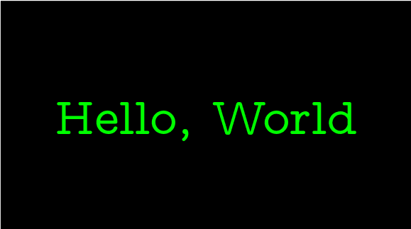 A very first PicoLisp program