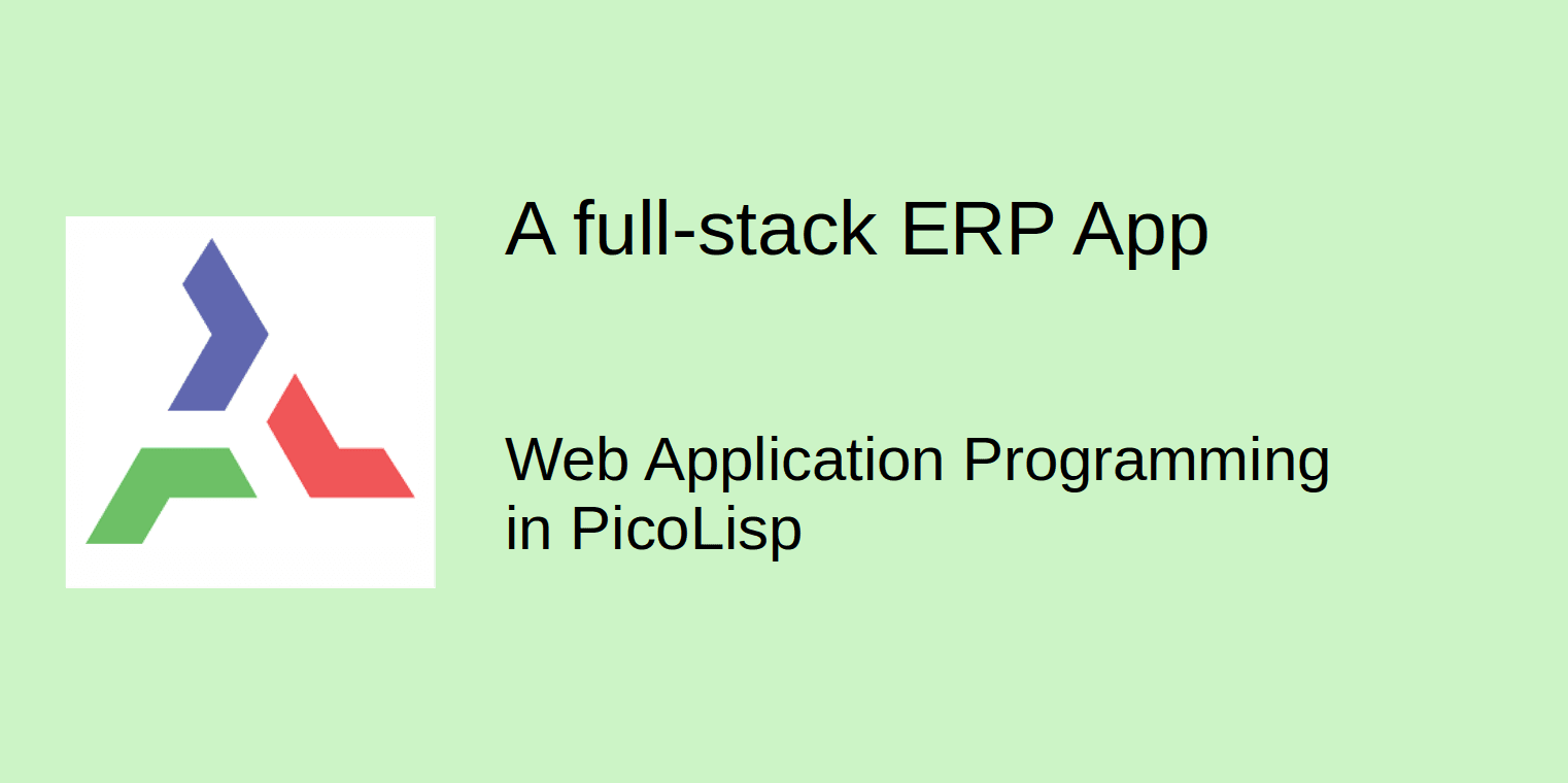 Web App Example: A full-stack ERP App