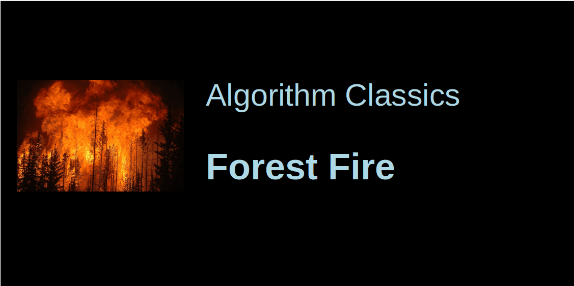 The Forest Fire Model: Let it burn!